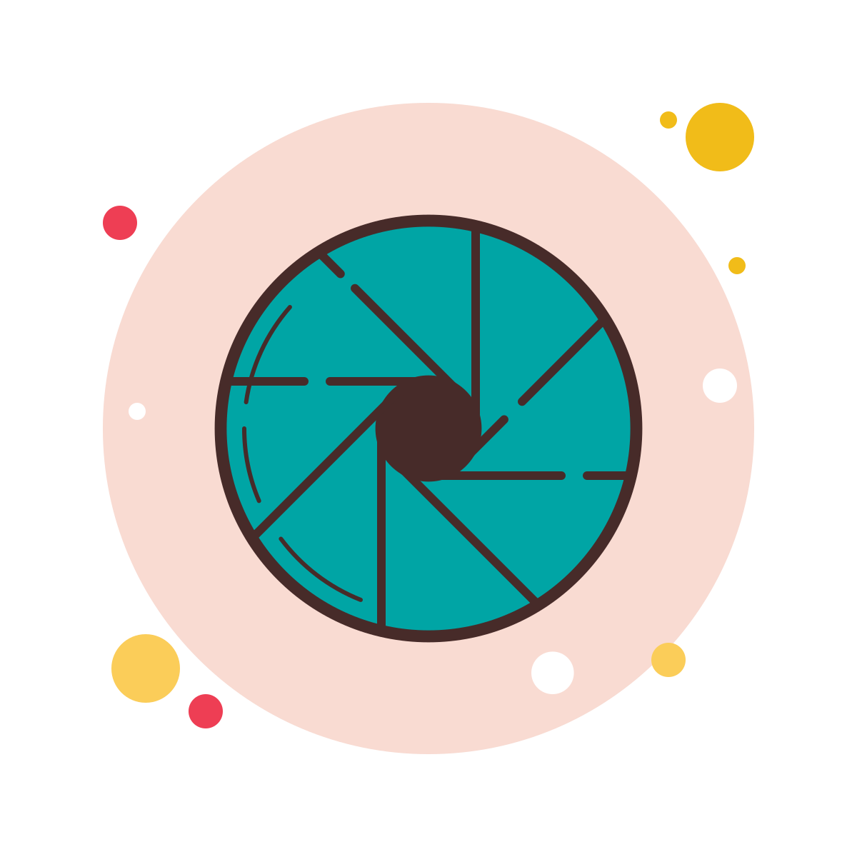 bubbles style aperture icon