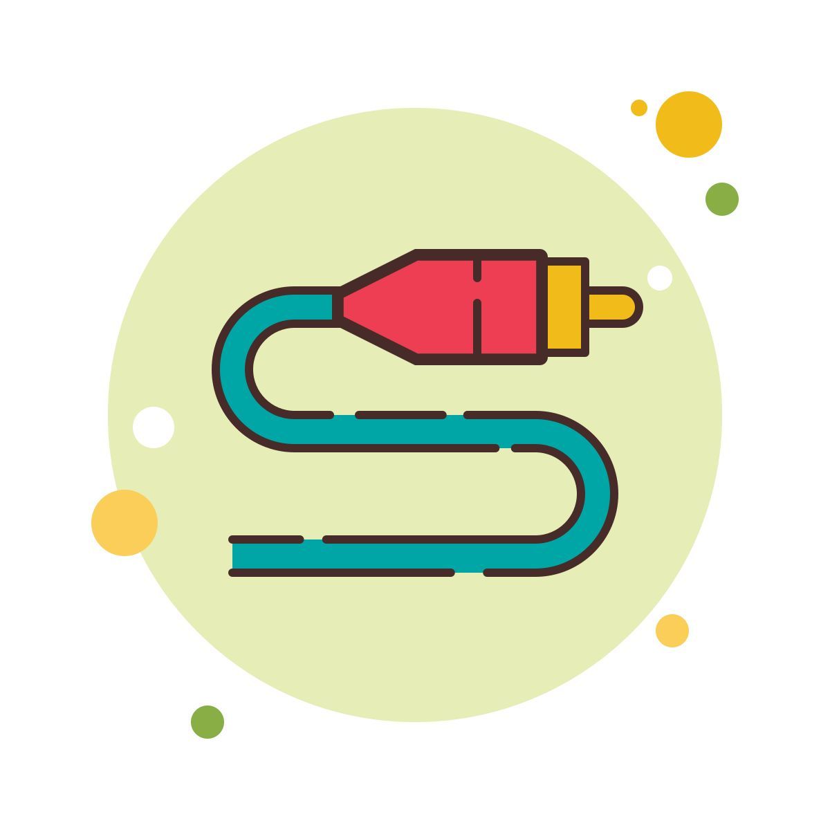 bubbles style audio cable  v2 icon