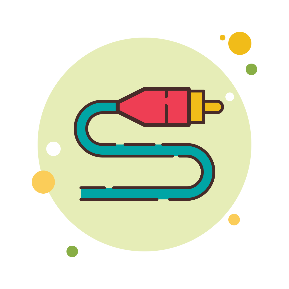 bubbles style audio cable  v2 icon