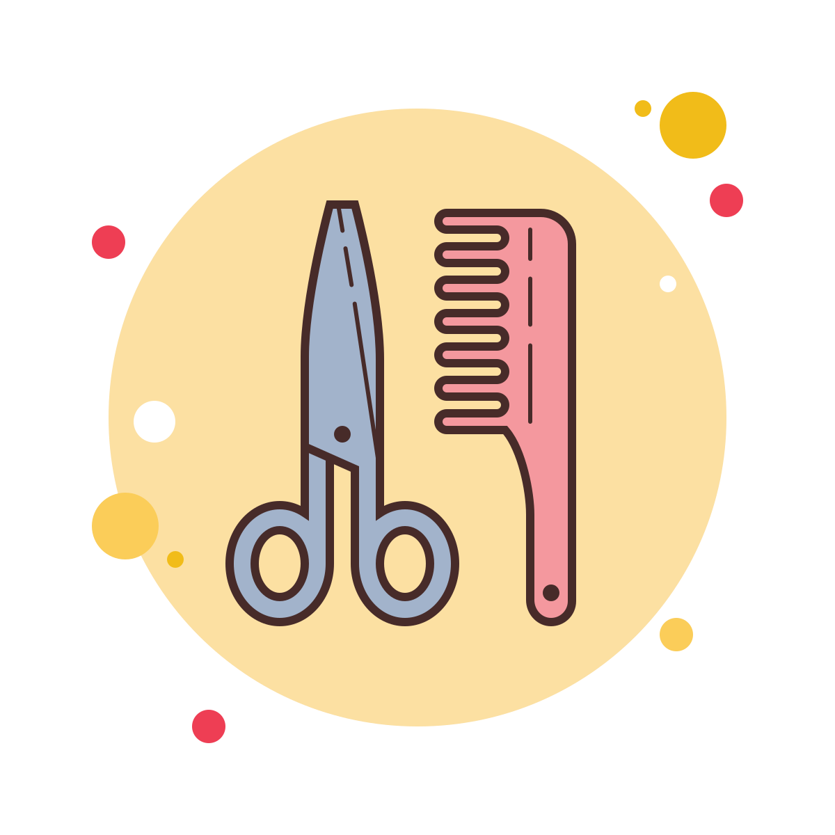 bubbles style barbershop icon