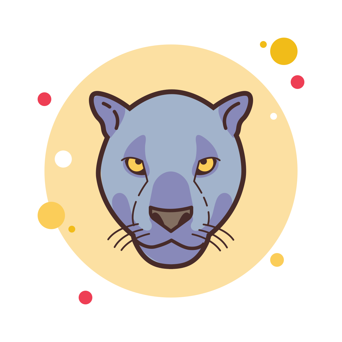 bubbles style black jaguar icon