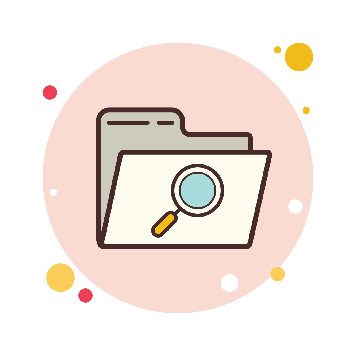bubbles style browse folder icon