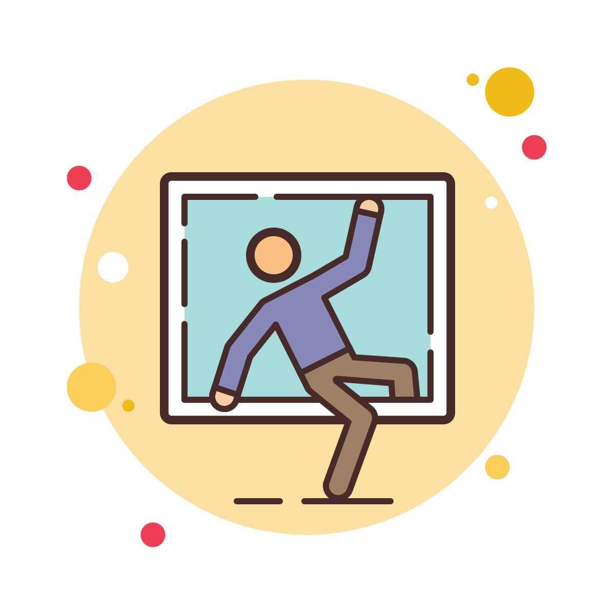 bubbles style burglary icon