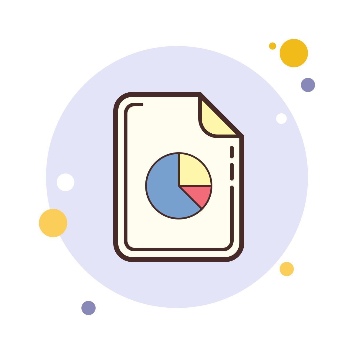 bubbles style 业务报告 icon