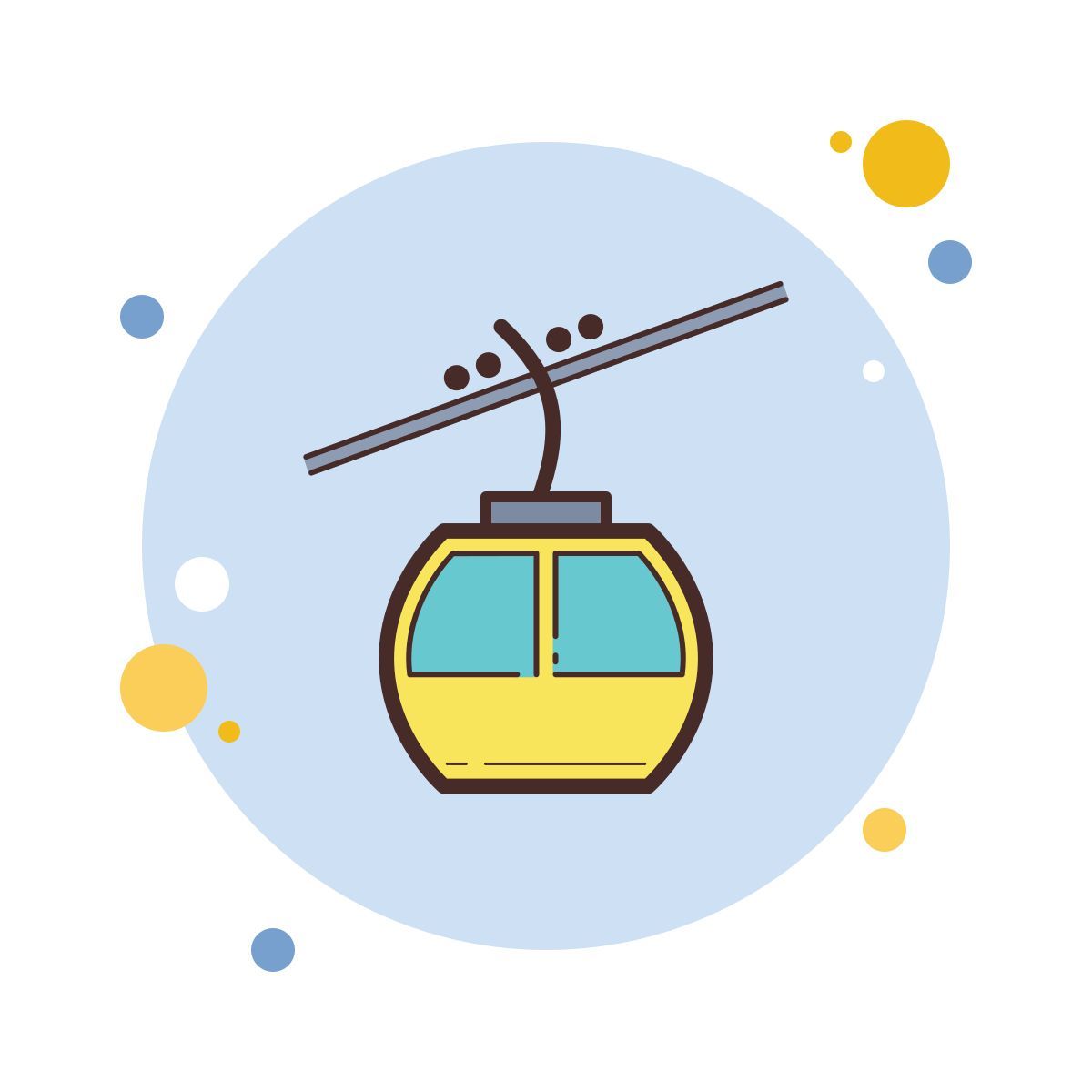 bubbles style 缆车 icon