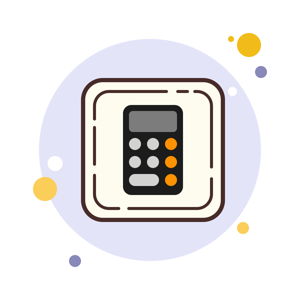 bubbles style calculator  v2 icon