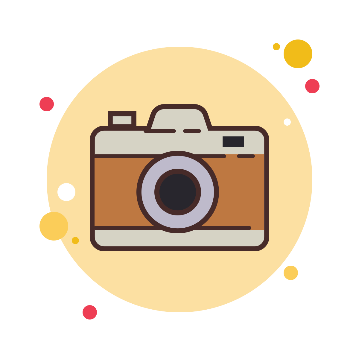 bubbles style camera icon