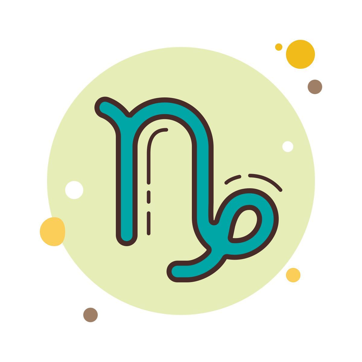 bubbles style steinbock icon