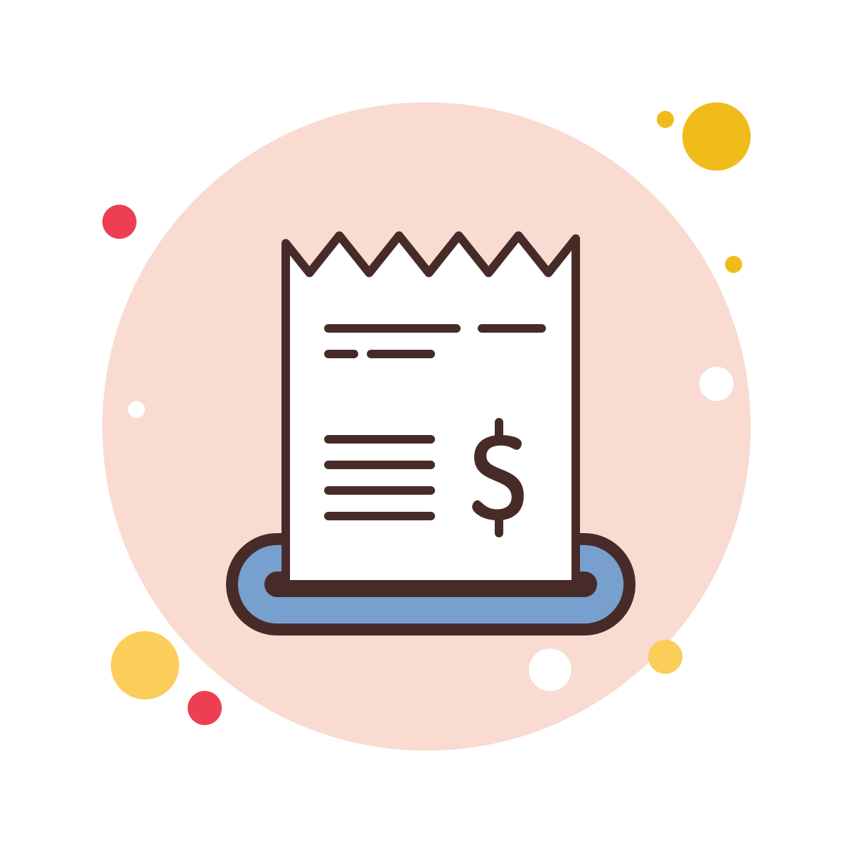 bubbles style check icon