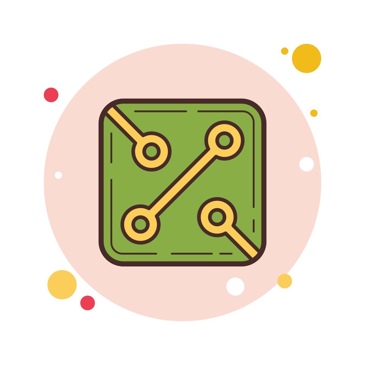 bubbles style circuito icon