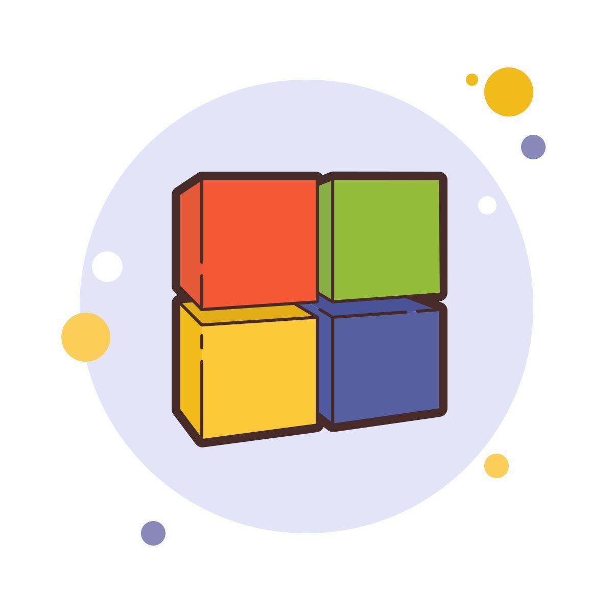 bubbles style code blocks icon