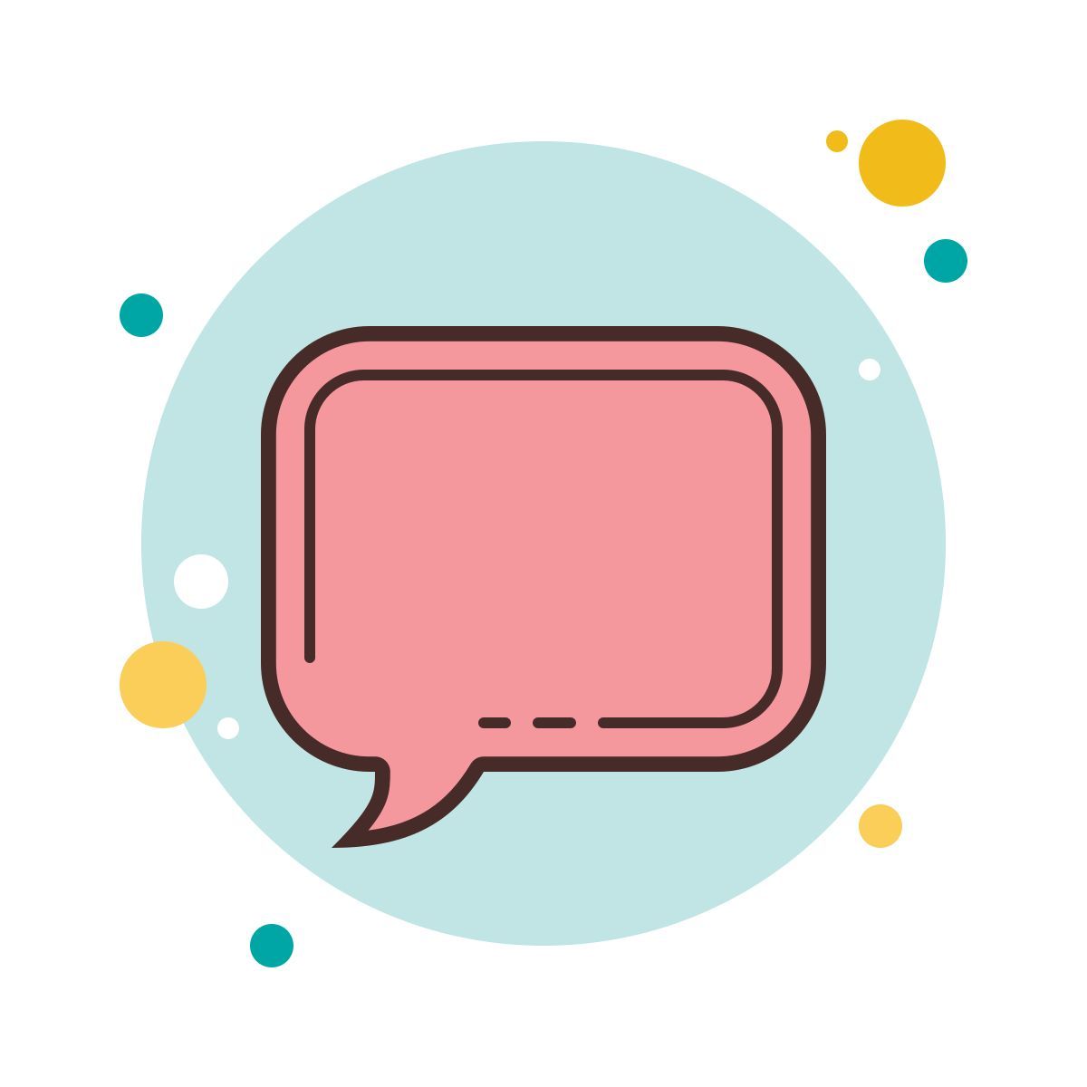 bubbles style bemerkungen icon