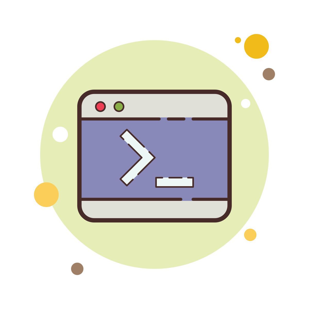 bubbles style shell icon