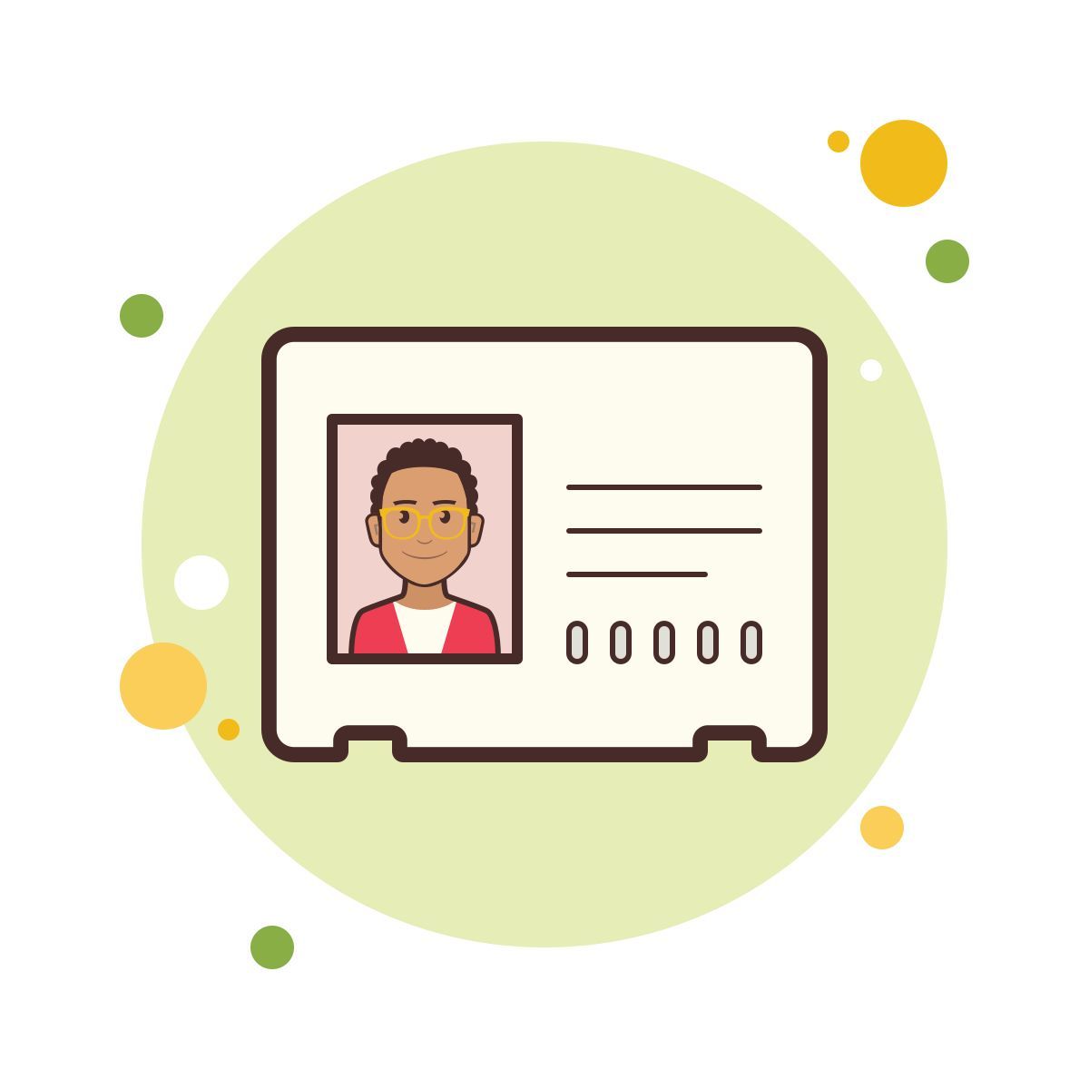 bubbles style carte contact icon