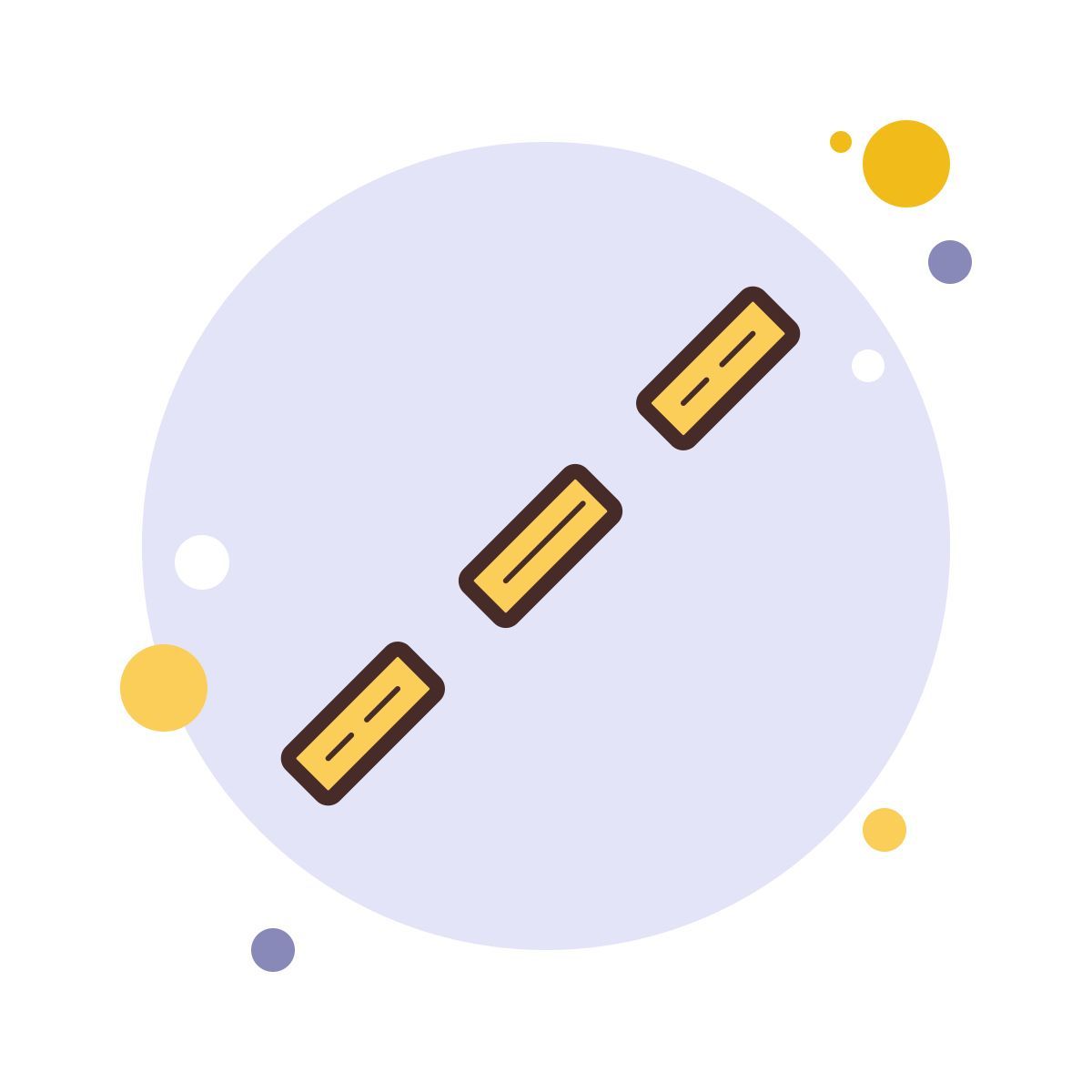 bubbles style 虚线 icon