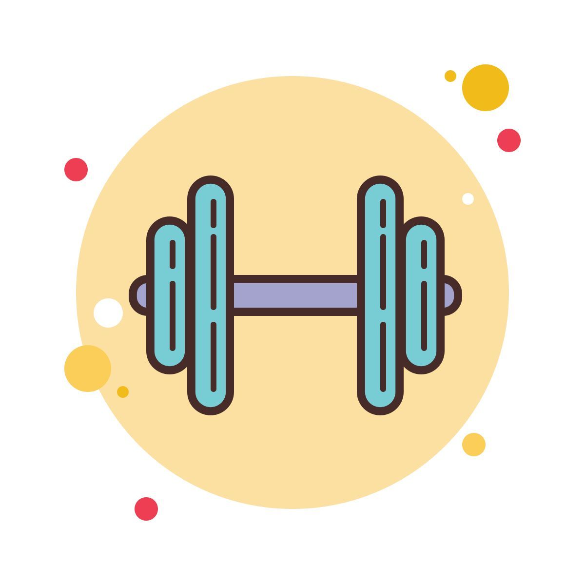 bubbles style 아령 icon