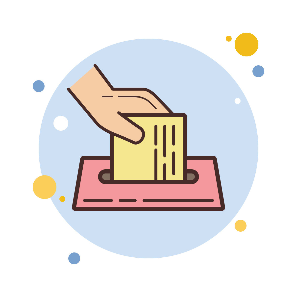 bubbles style elections icon