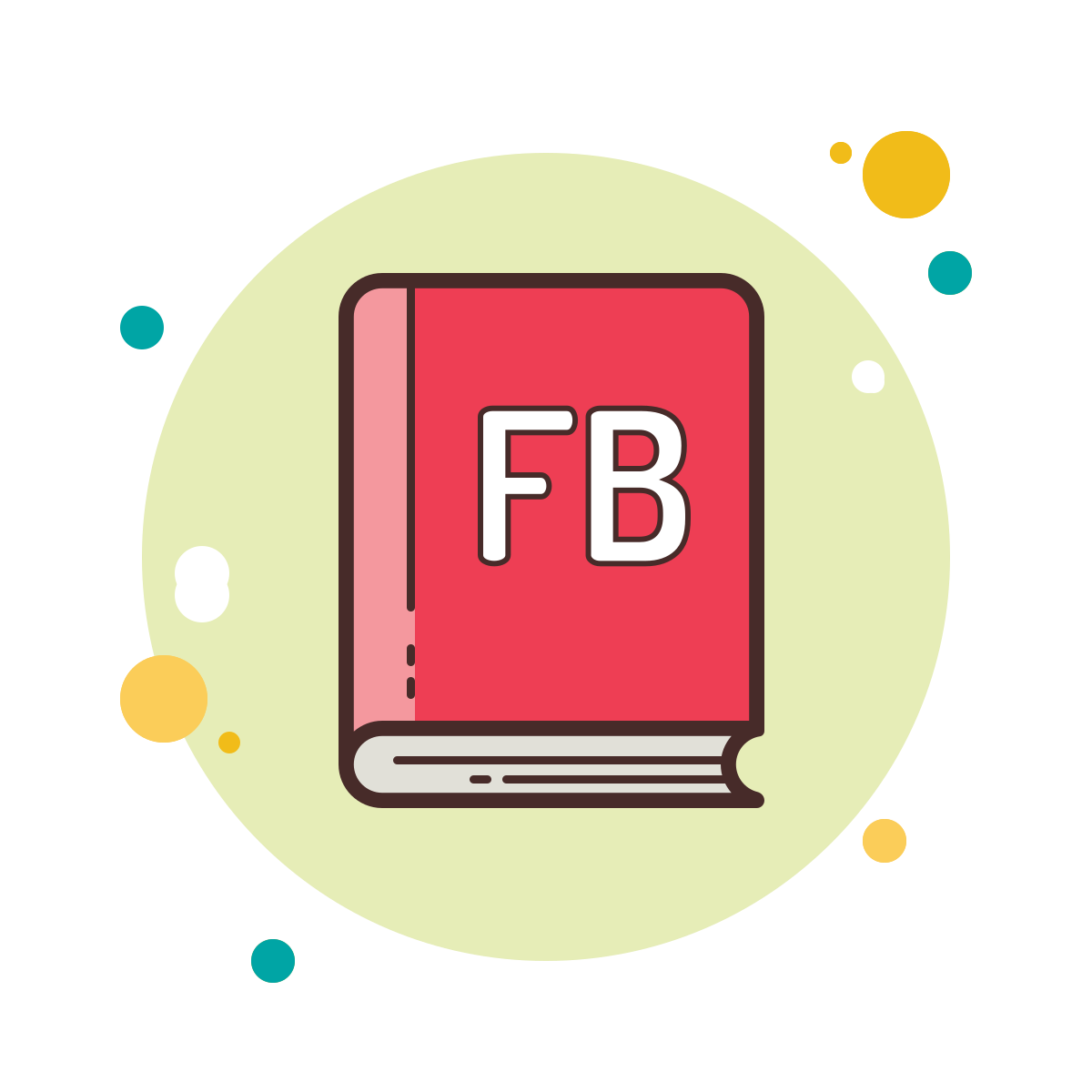 bubbles style fb2 icon