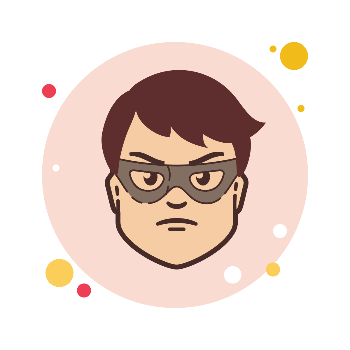 bubbles style fraud icon