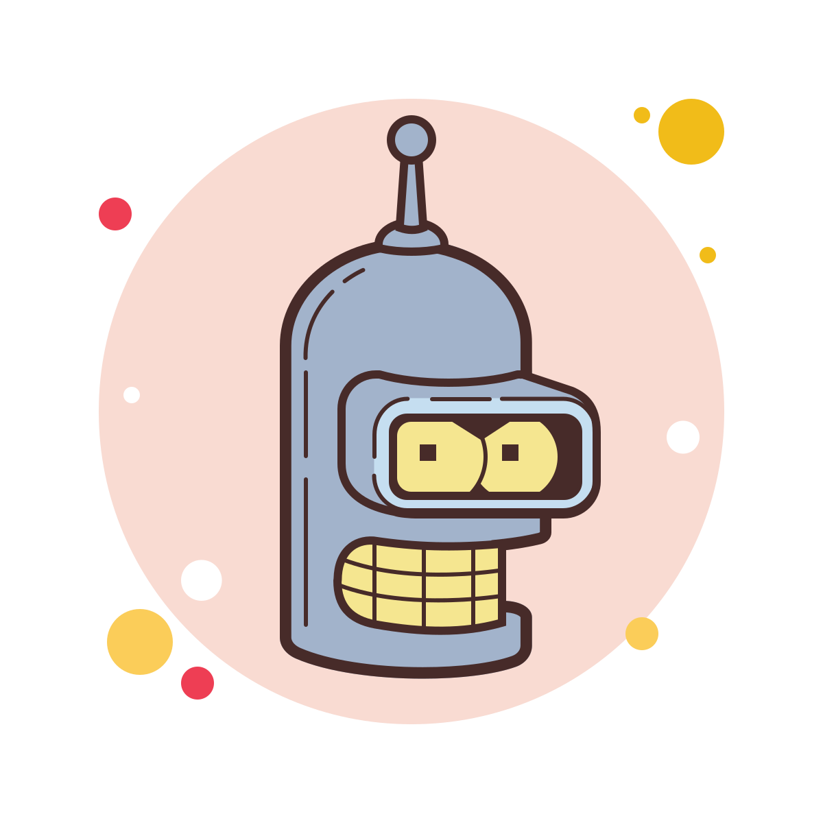 bubbles style futurama bender icon