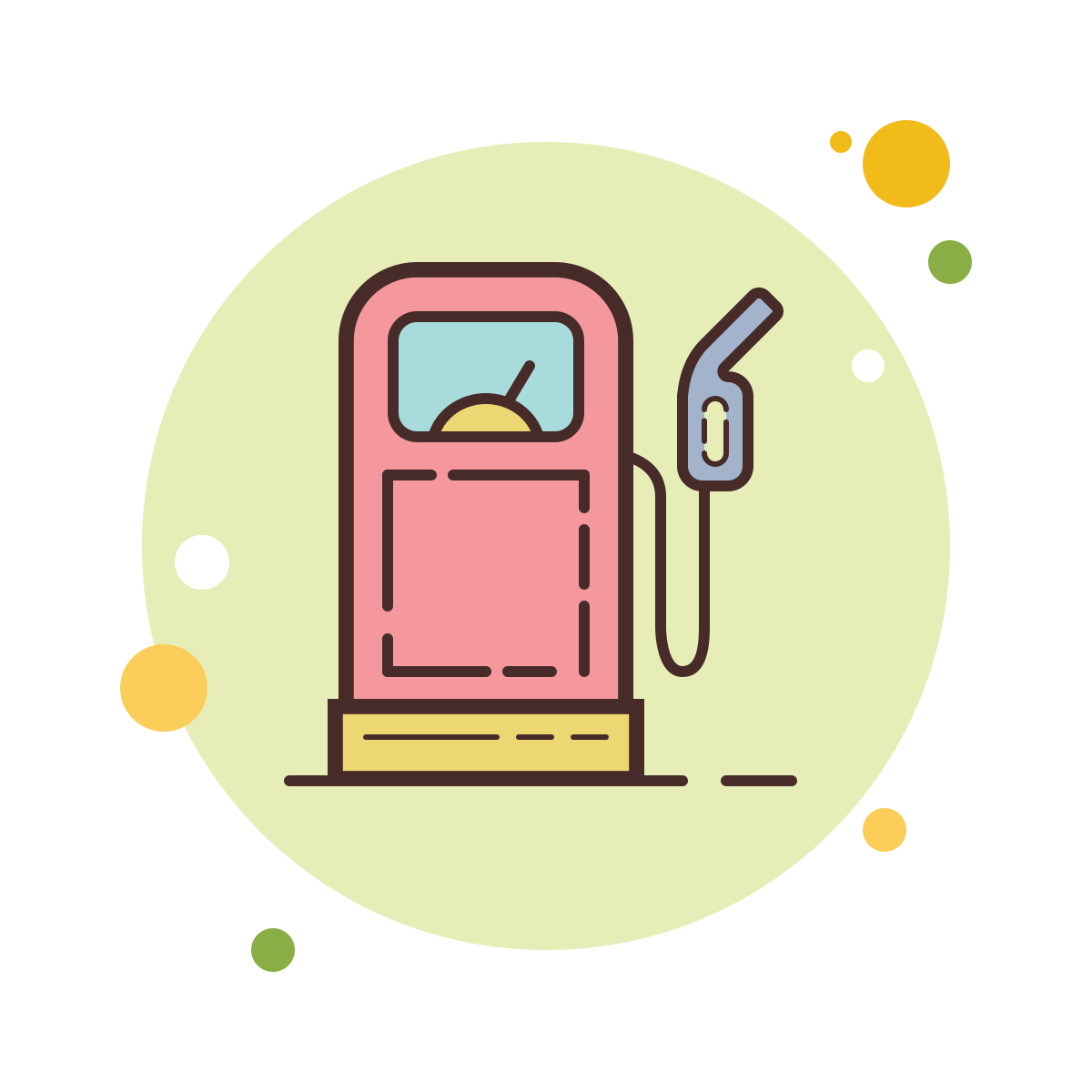 bubbles style gas station icon