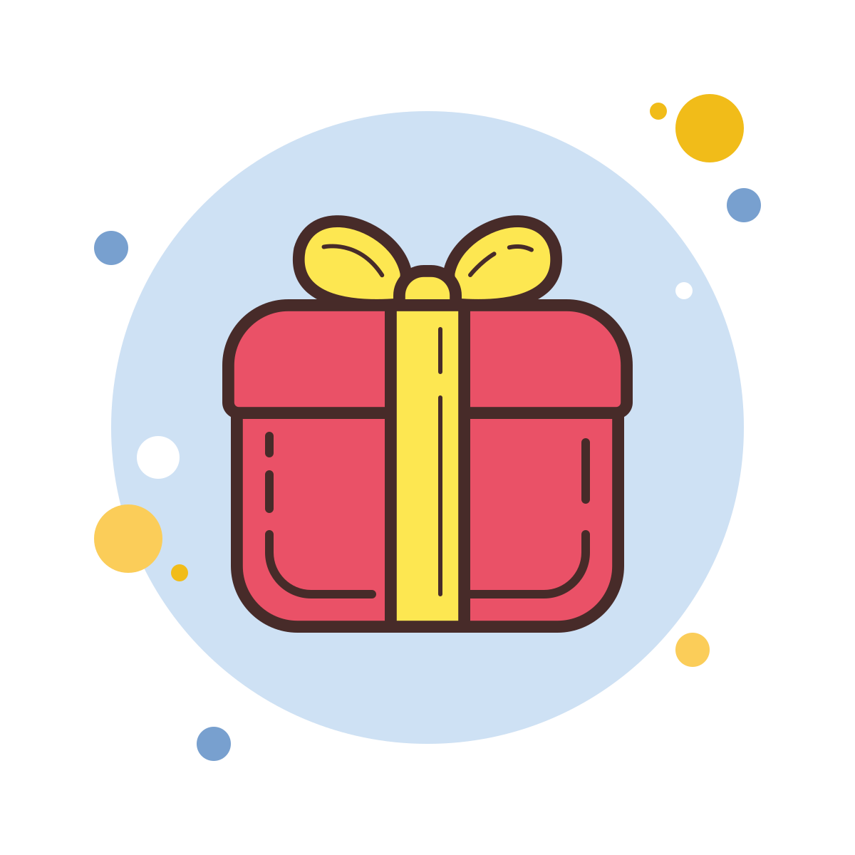 bubbles style gift icon