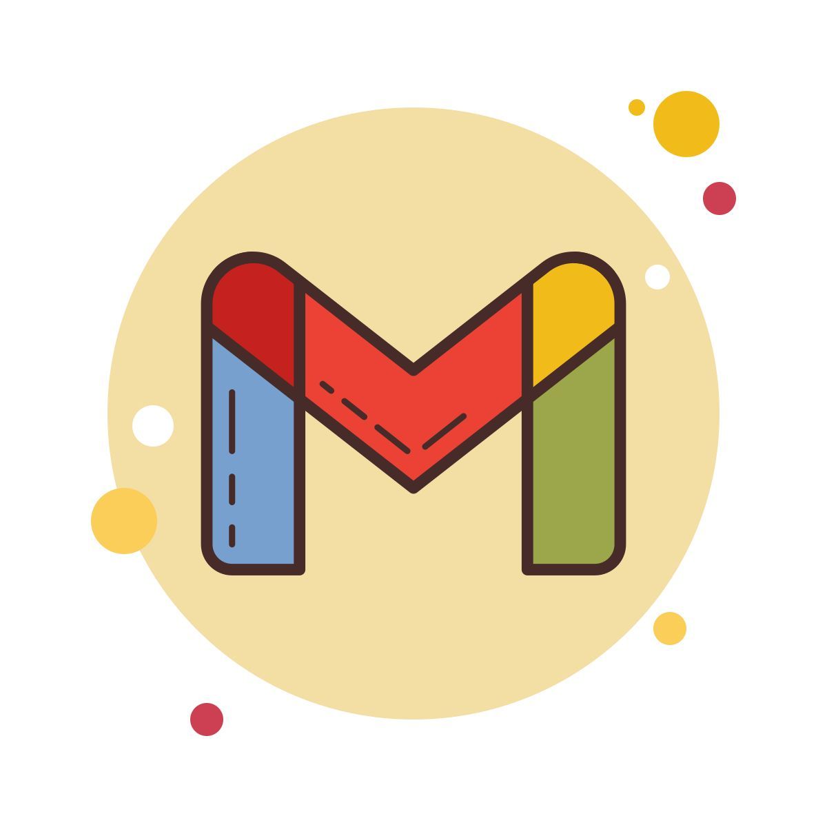 bubbles style gmail 新 icon
