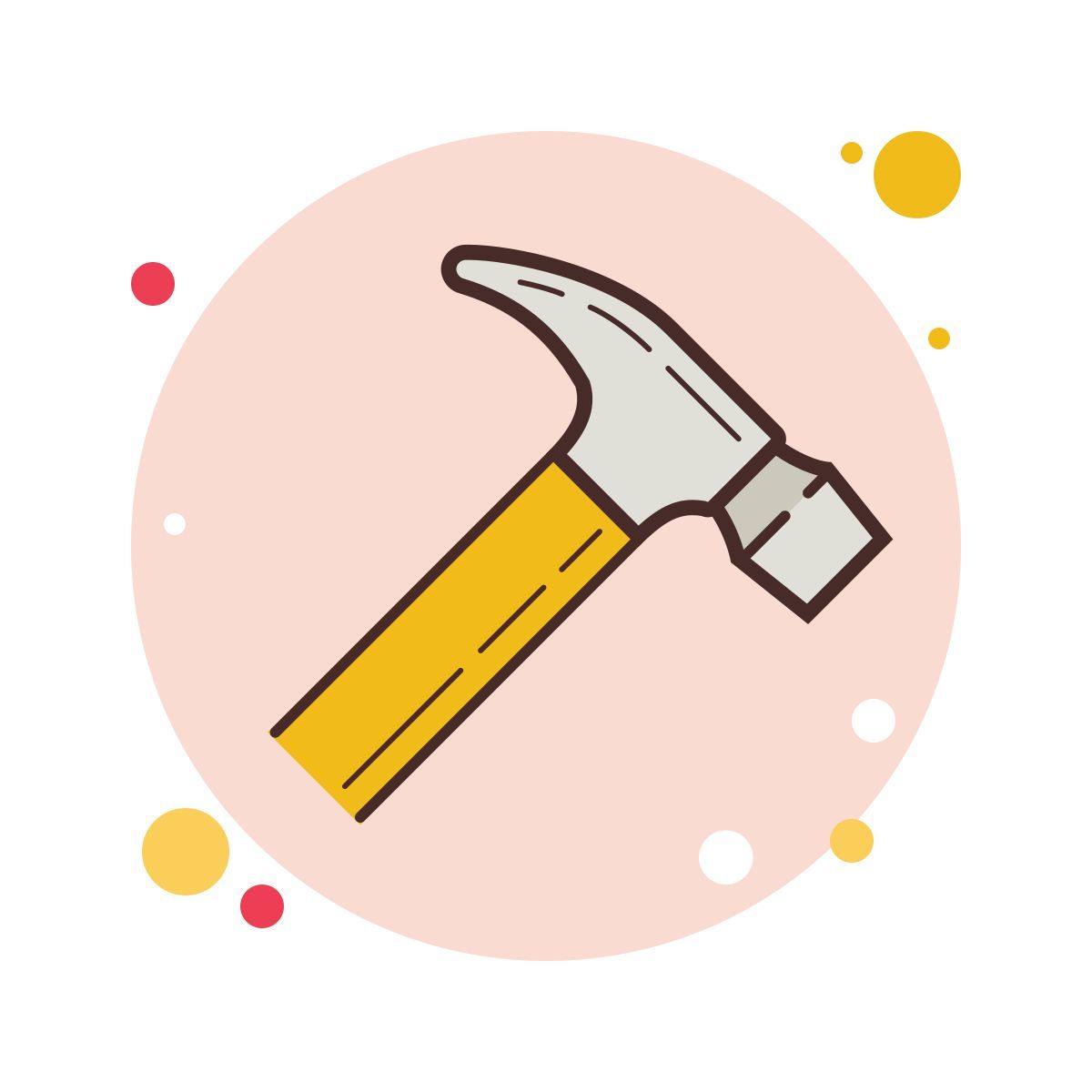 bubbles style hammer icon