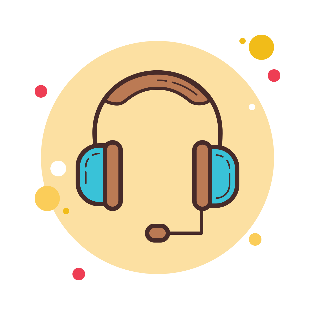 bubbles style headset icon
