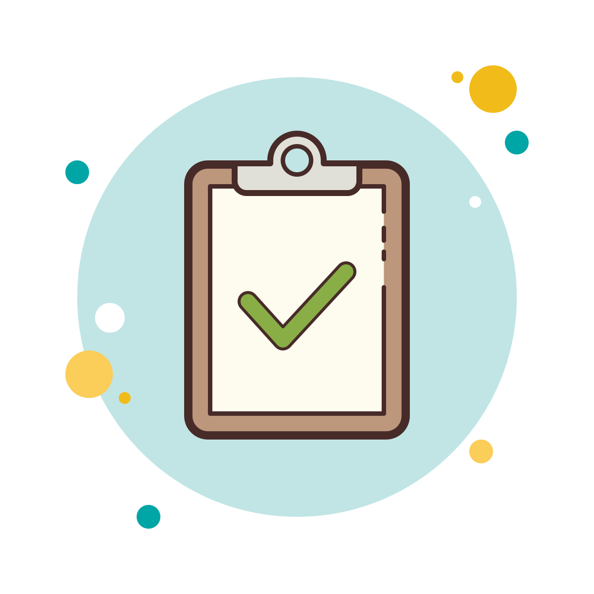 bubbles style inspection icon