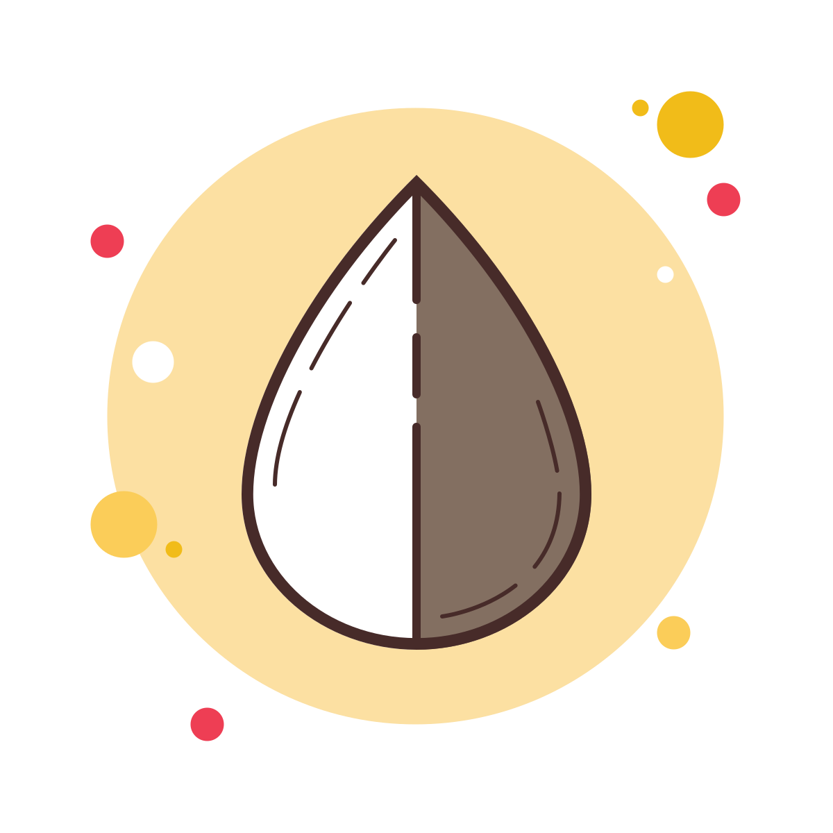 bubbles style invert colors icon