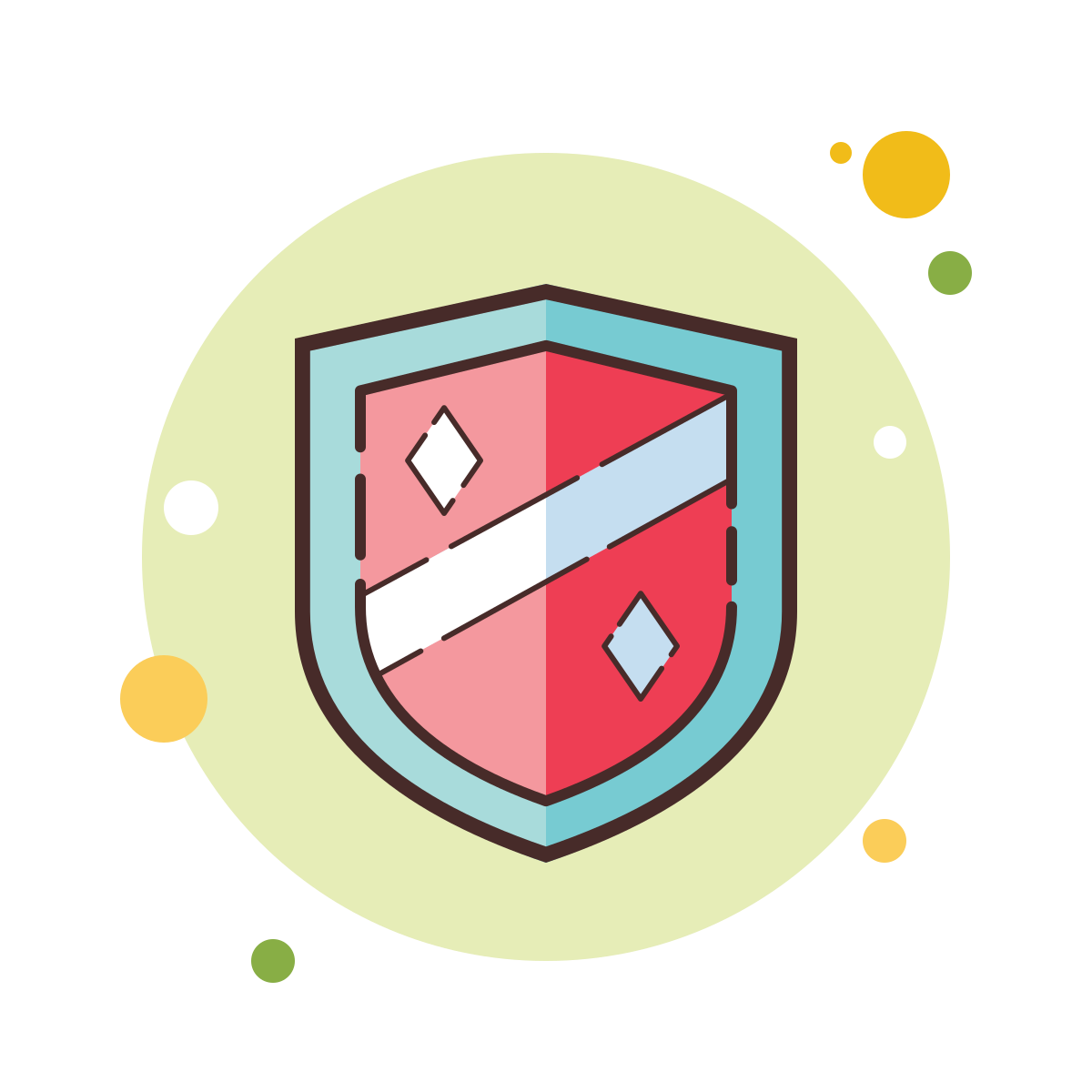 bubbles style knight shield icon