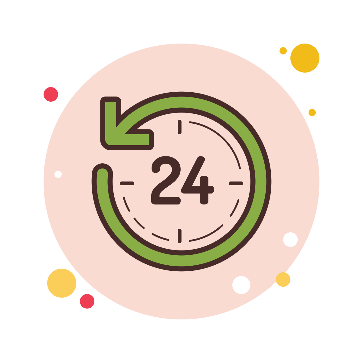 bubbles style last 24 hours icon