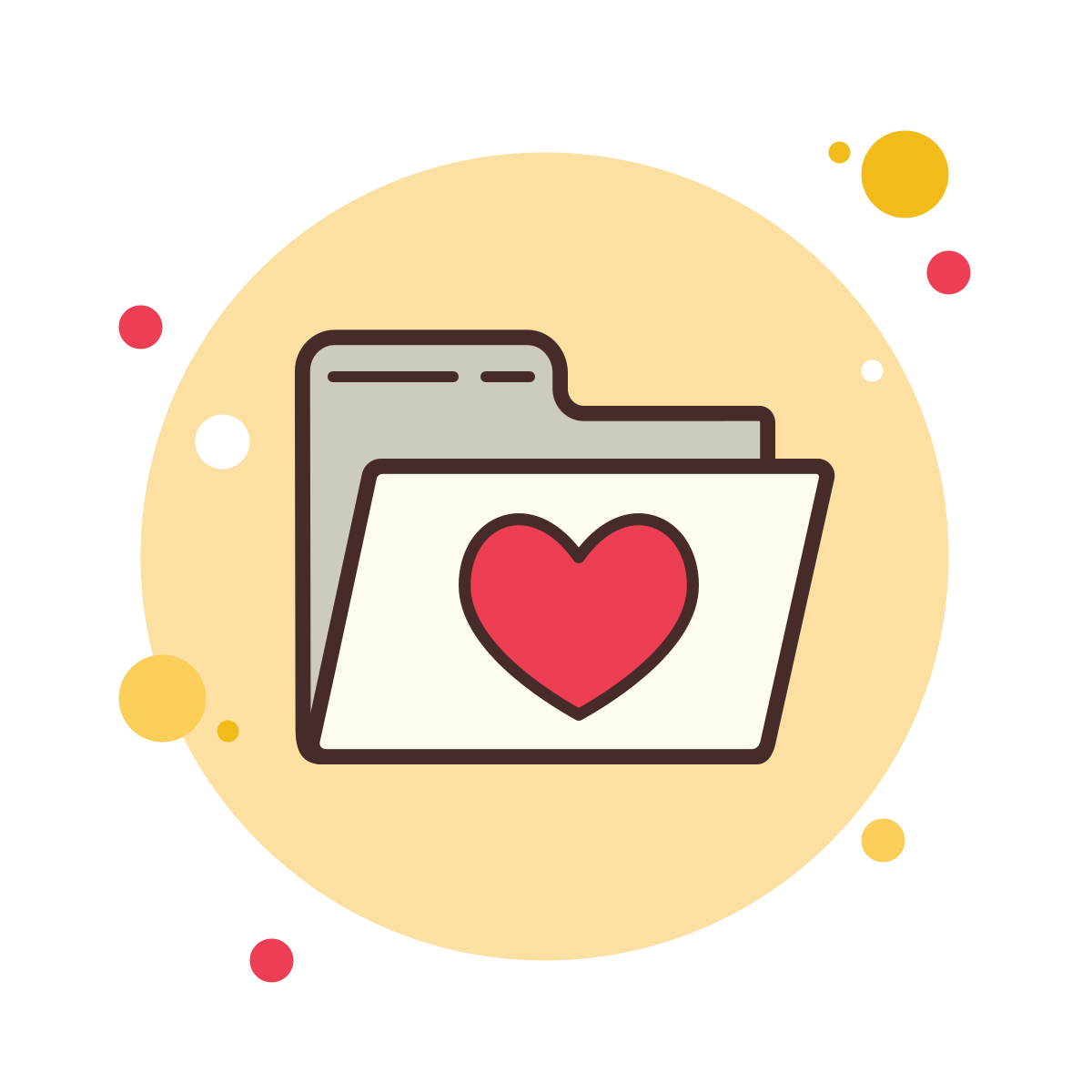 bubbles style likes folder icon