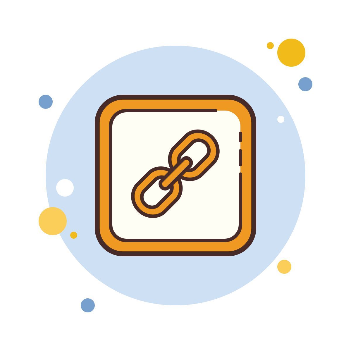 bubbles style connection icon