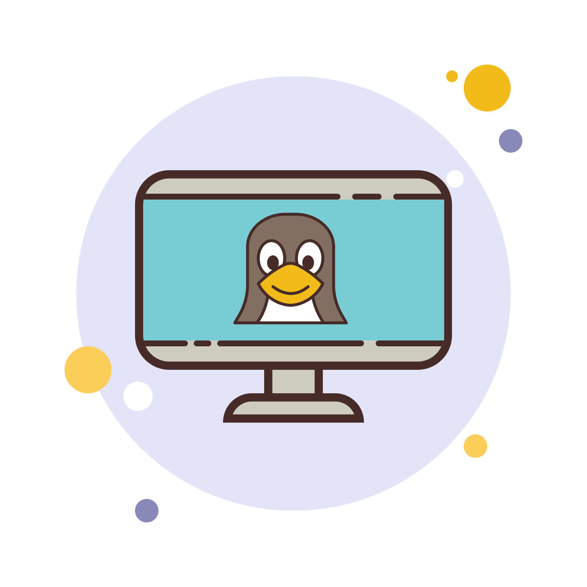 bubbles style linux client icon