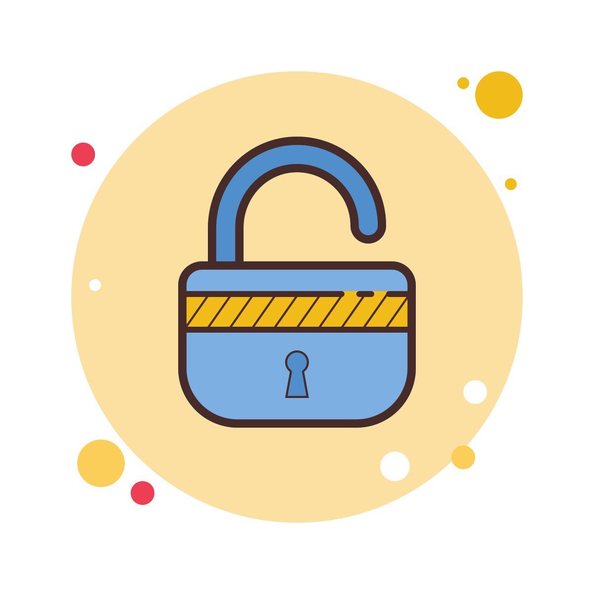 bubbles style cadenas icon