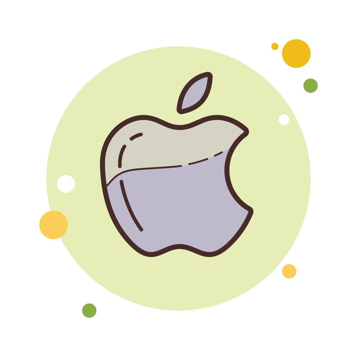 bubbles style mac os icon