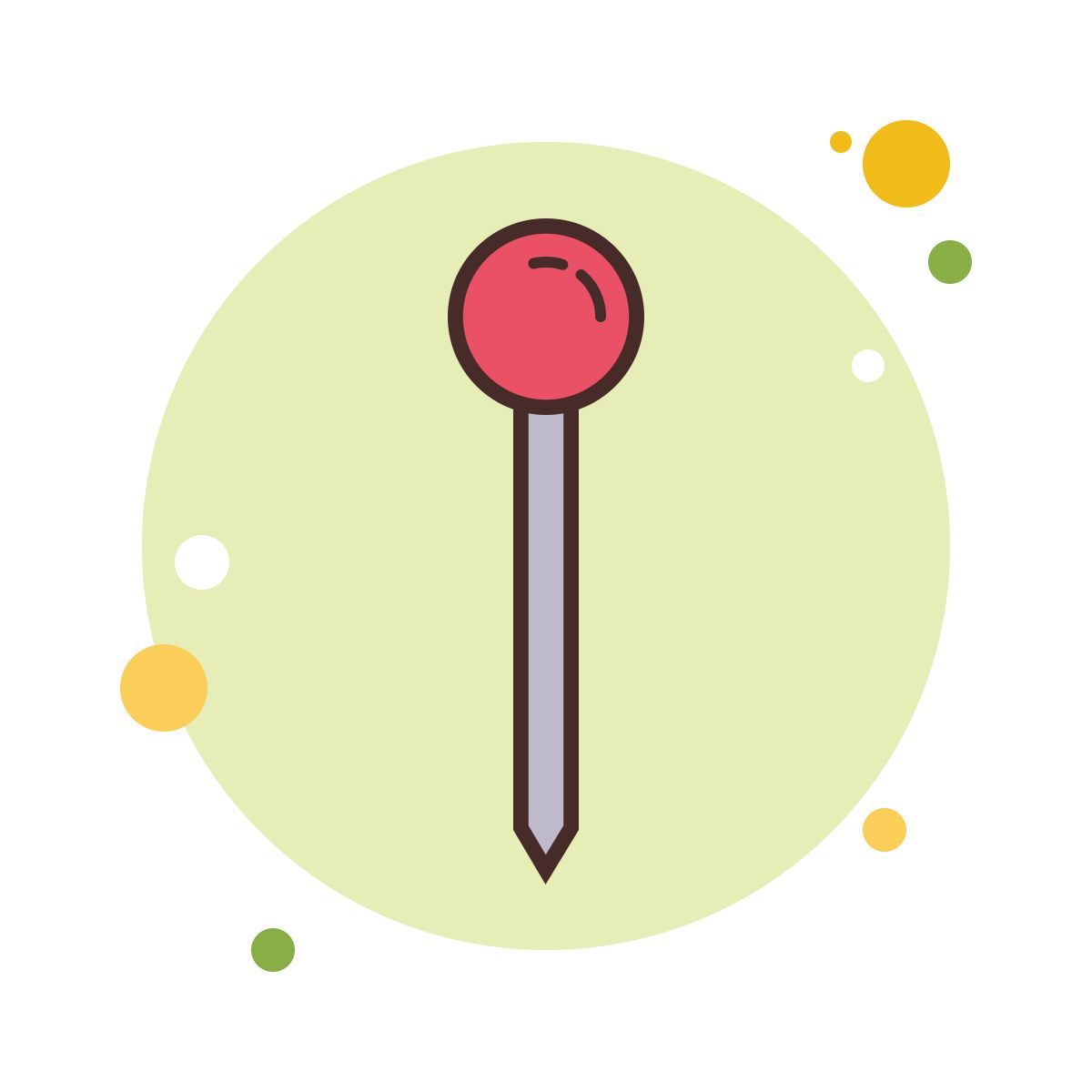 bubbles style pin mappa icon