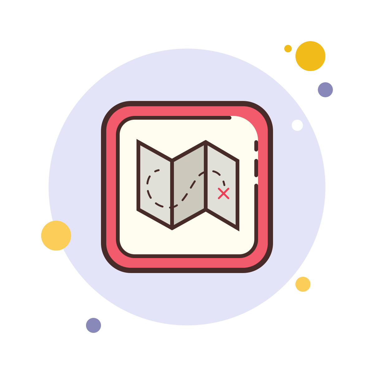 bubbles style map icon