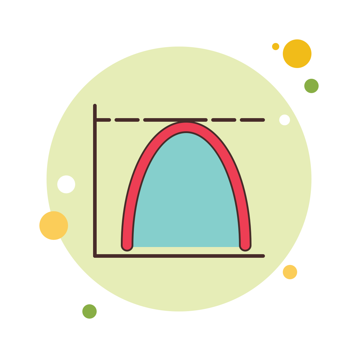 bubbles style maximum value icon