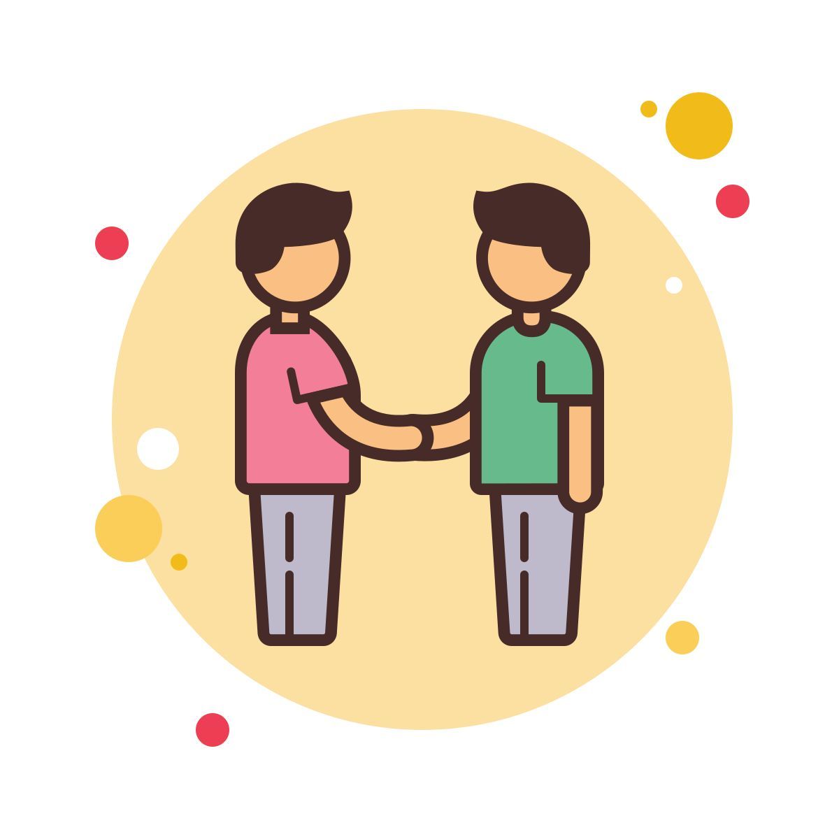 bubbles style 거래 icon