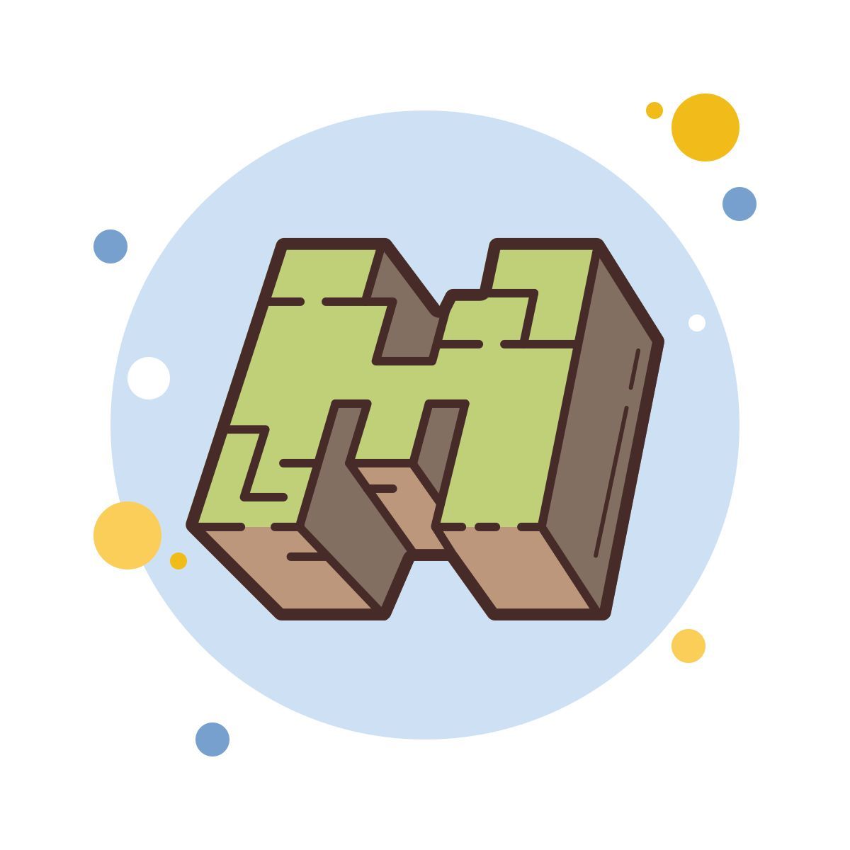 bubbles style 我的世界标志 icon