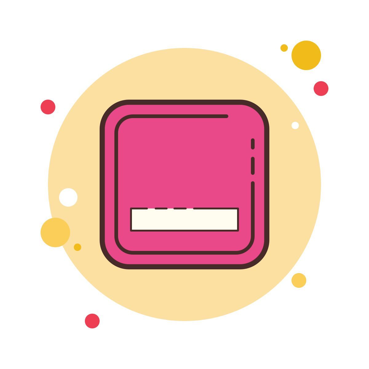 bubbles style 창을 최소화 icon