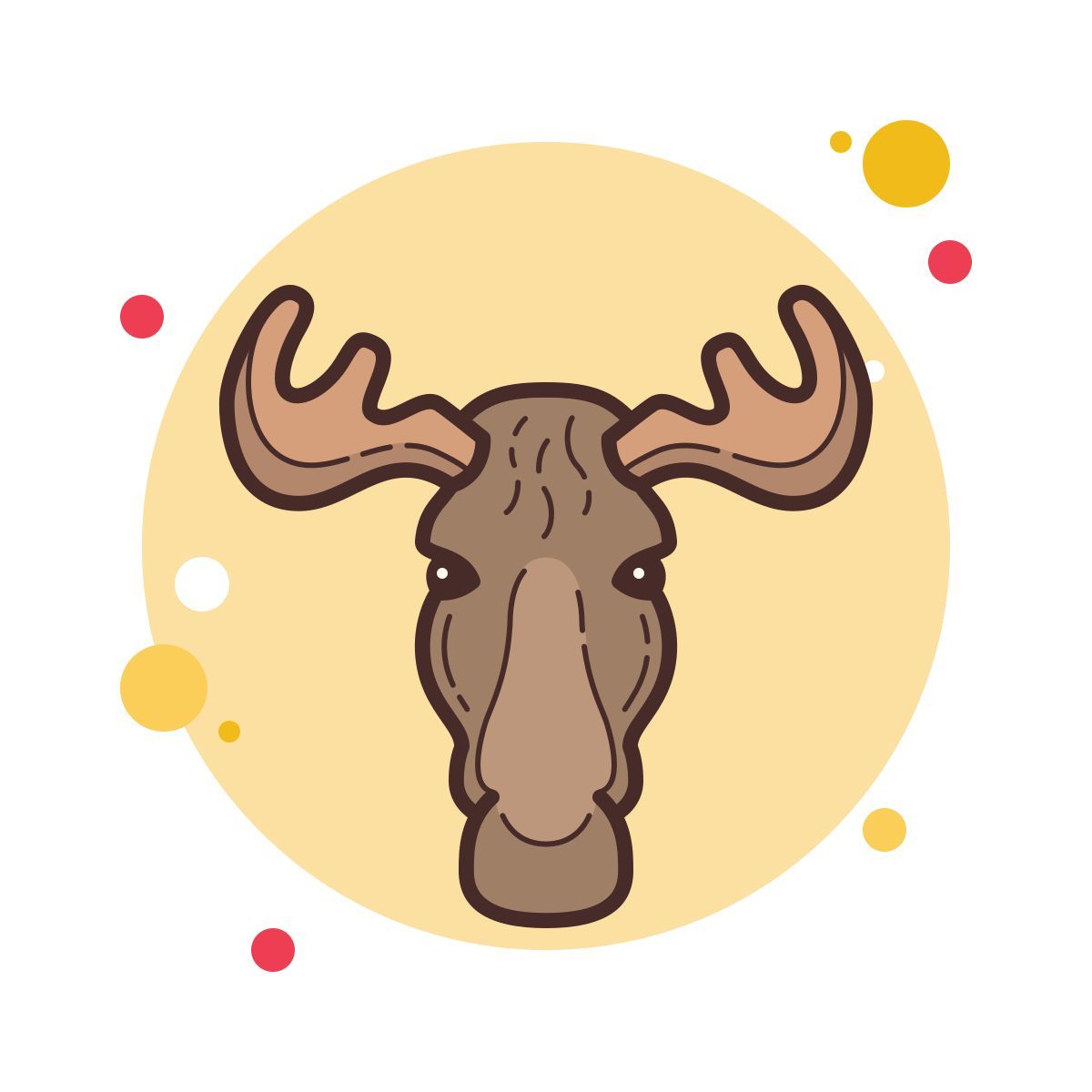 bubbles style 驼鹿 icon