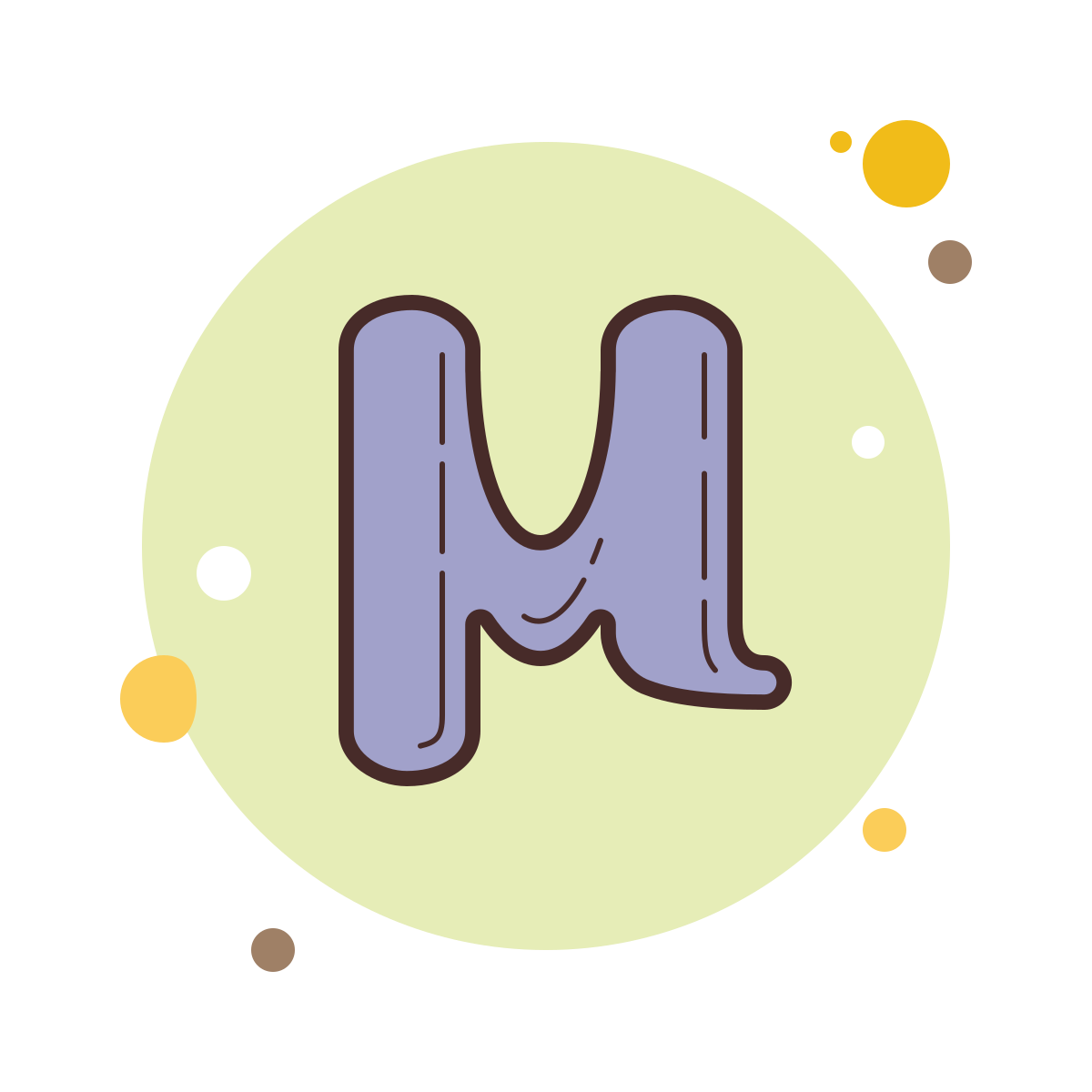 bubbles style mu icon