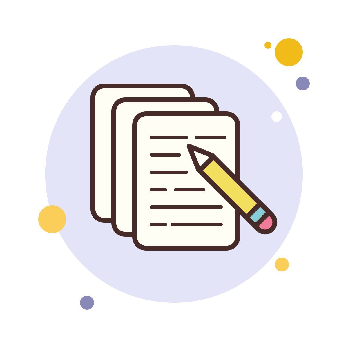 bubbles style multiedición icon