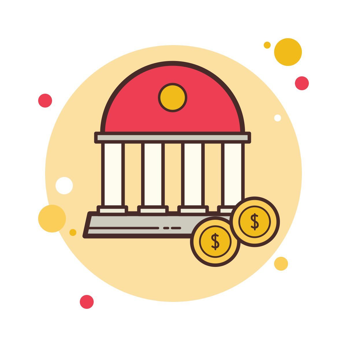 bubbles style museum icon