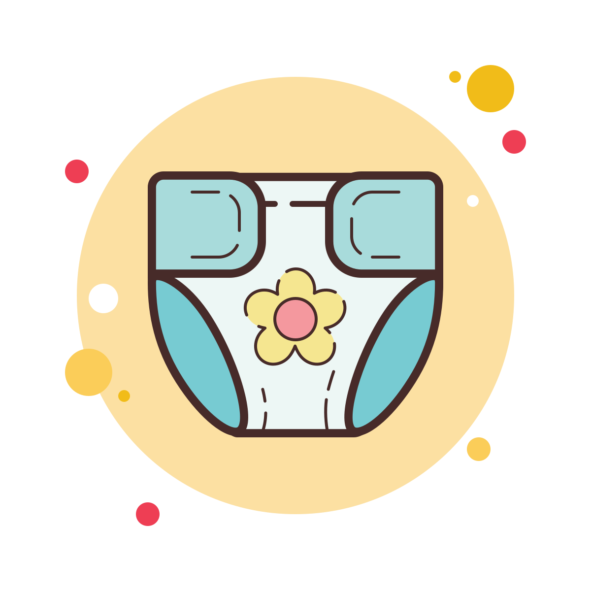 bubbles style nappy icon