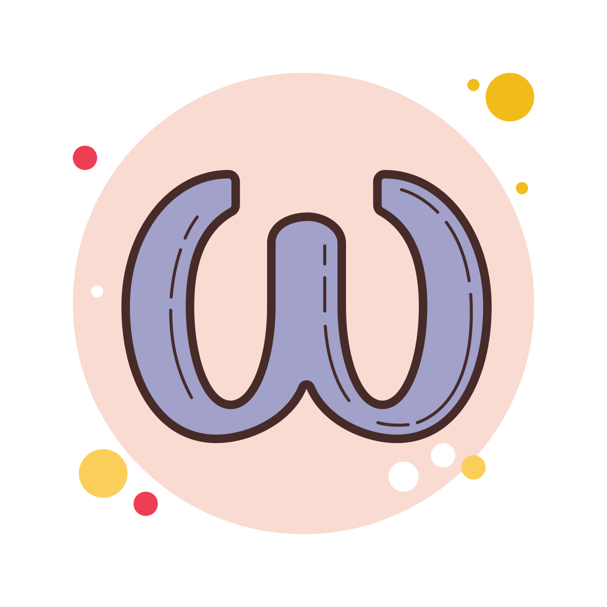 bubbles style omega icon
